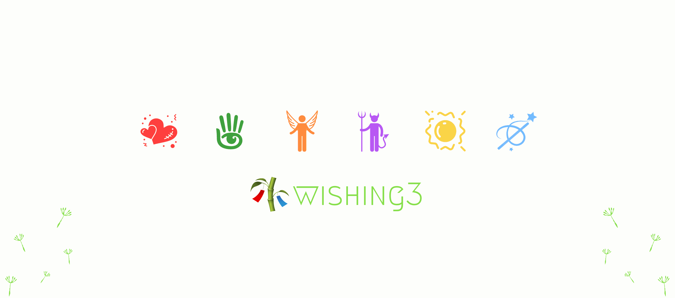 wishing3 - if you'd 3 wishes, what'd they be?