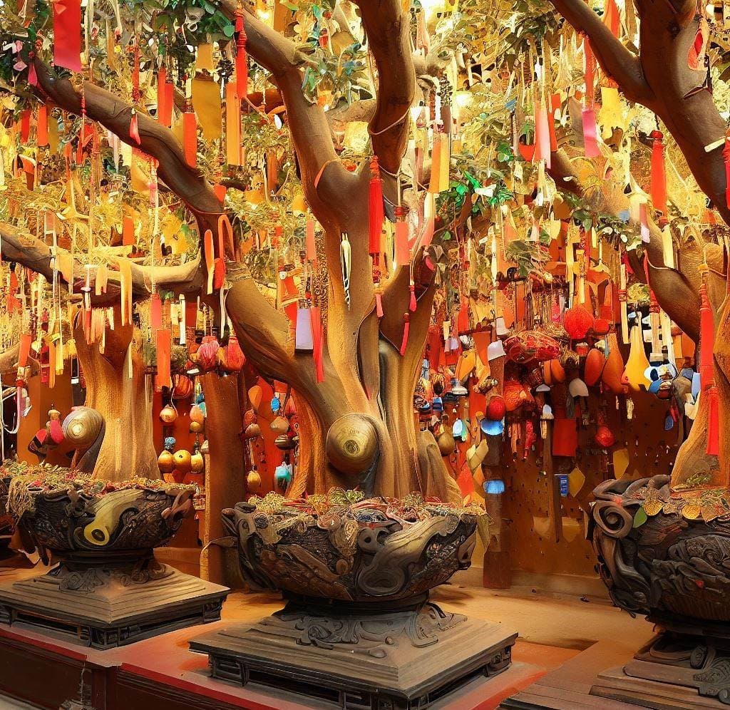 Wishing Trees in Buddhism, Taoism, Christianity, Judaism, and Hinduism